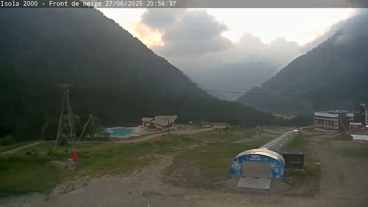 Isola, Isola 2000 Ski Village & Ski Slopes Live Cam - Nice, Alpes-Maritimes, Provence-Alpes-Côte d’Azur, France