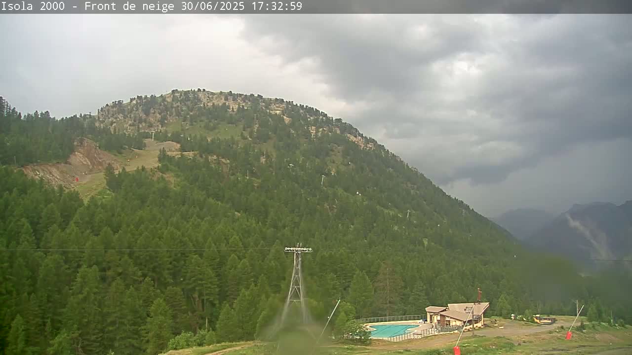 Isola, Isola 2000 Ski Village & Ski Slopes Live Cam - Nice, Alpes-Maritimes, Provence-Alpes-Côte d’Azur, France