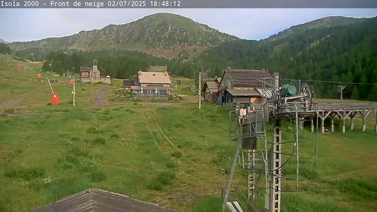 Isola, Isola 2000 Ski Village & Ski Slopes Live Cam - Nice, Alpes-Maritimes, Provence-Alpes-Côte d’Azur, France