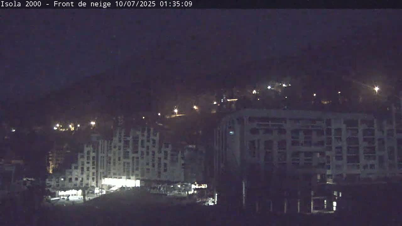 Isola, Isola 2000 Ski Village & Ski Slopes Live Cam - Nice, Alpes-Maritimes, Provence-Alpes-Côte d’Azur, France