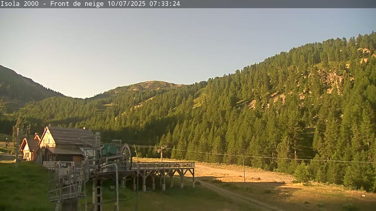 Isola, Isola 2000 Ski Village & Ski Slopes Live Cam - Nice, Alpes-Maritimes, Provence-Alpes-Côte d’Azur, France