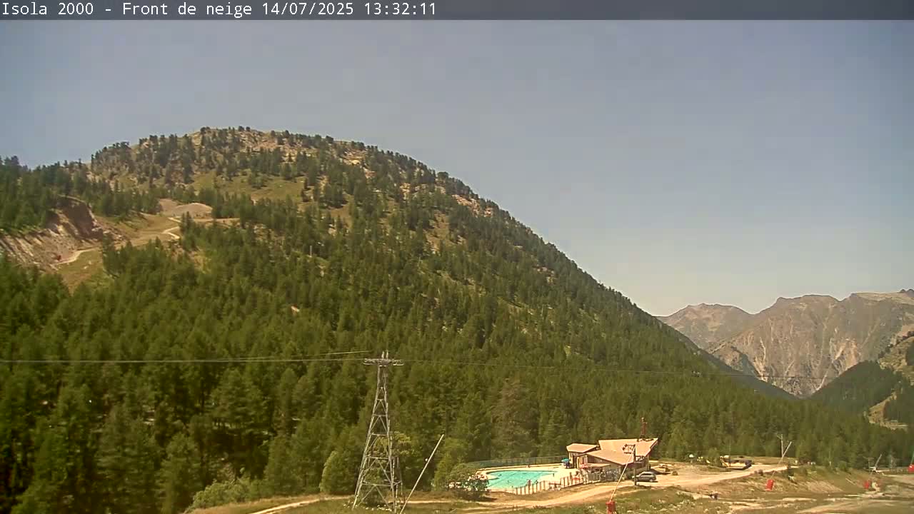 Isola, Isola 2000 Ski Village & Ski Slopes Live Cam - Nice, Alpes-Maritimes, Provence-Alpes-Côte d’Azur, France