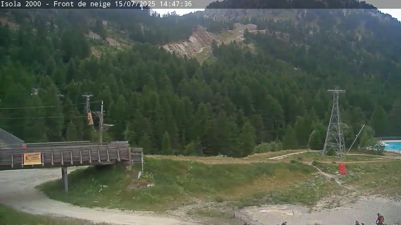 Isola, Isola 2000 Ski Village & Ski Slopes Live Cam - Nice, Alpes-Maritimes, Provence-Alpes-Côte d’Azur, France
