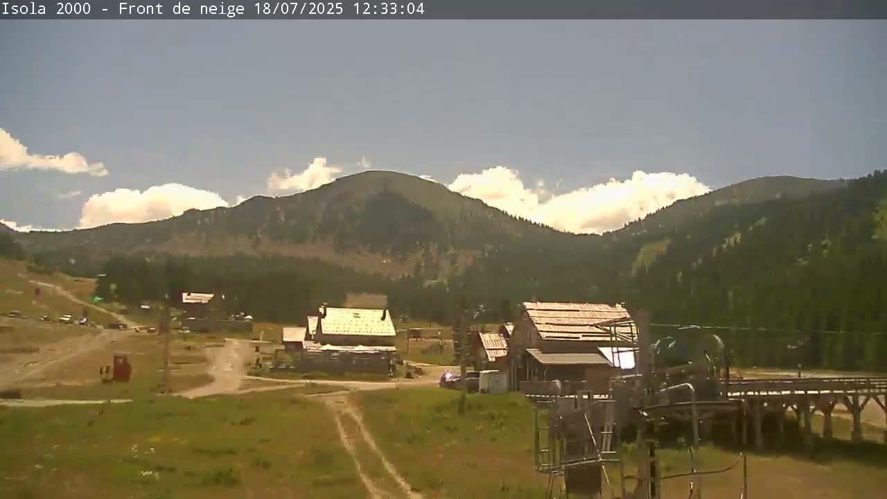 Isola, Isola 2000 Ski Village & Ski Slopes Live Cam - Nice, Alpes-Maritimes, Provence-Alpes-Côte d’Azur, France