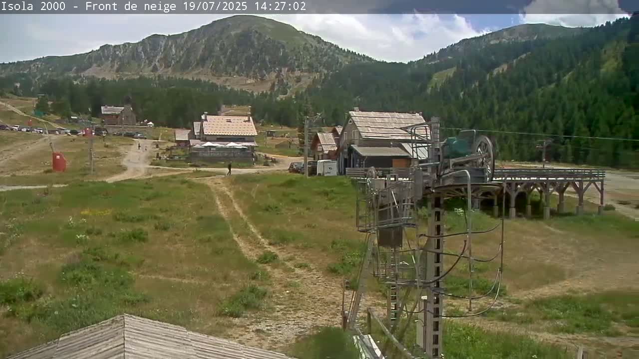 Isola, Isola 2000 Ski Village & Ski Slopes Live Cam - Nice, Alpes-Maritimes, Provence-Alpes-Côte d’Azur, France