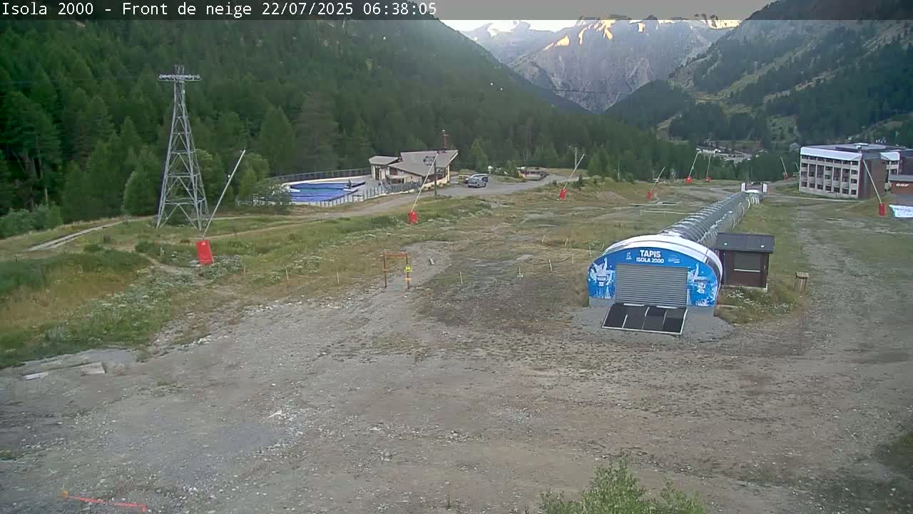 Isola, Isola 2000 Ski Village & Ski Slopes Live Cam - Nice, Alpes-Maritimes, Provence-Alpes-Côte d’Azur, France