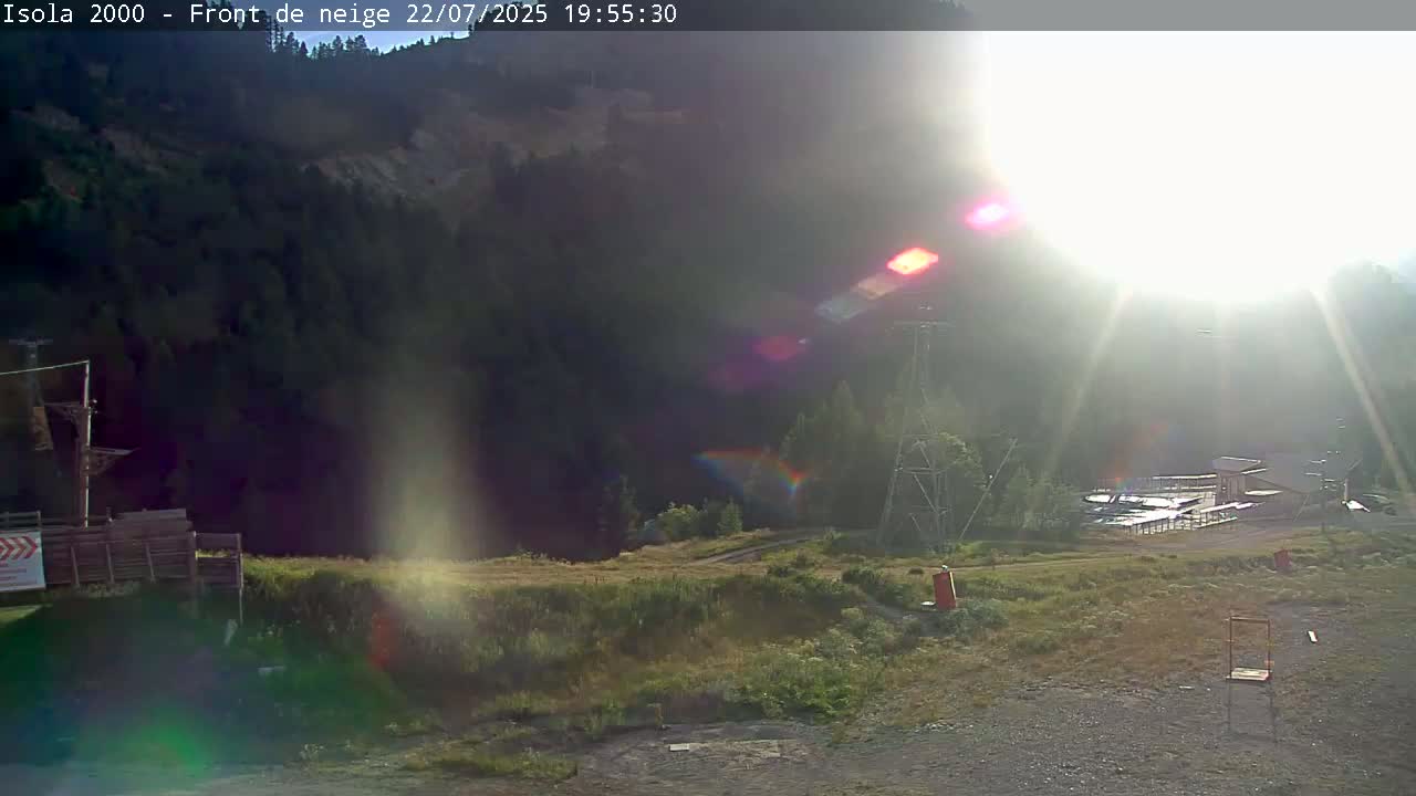Isola, Isola 2000 Ski Village & Ski Slopes Live Cam - Nice, Alpes-Maritimes, Provence-Alpes-Côte d’Azur, France