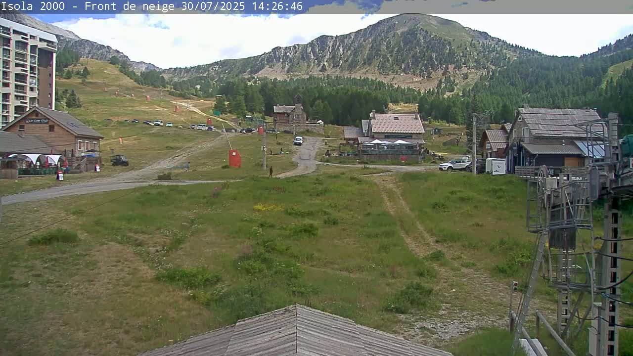Isola, Isola 2000 Ski Village & Ski Slopes Live Cam - Nice, Alpes-Maritimes, Provence-Alpes-Côte d’Azur, France