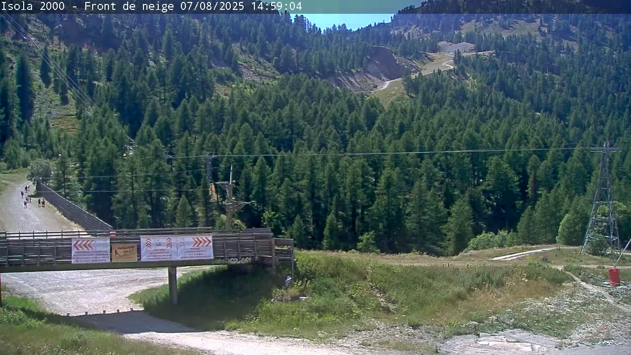 Isola, Isola 2000 Ski Village & Ski Slopes Live Cam - Nice, Alpes-Maritimes, Provence-Alpes-Côte d’Azur, France