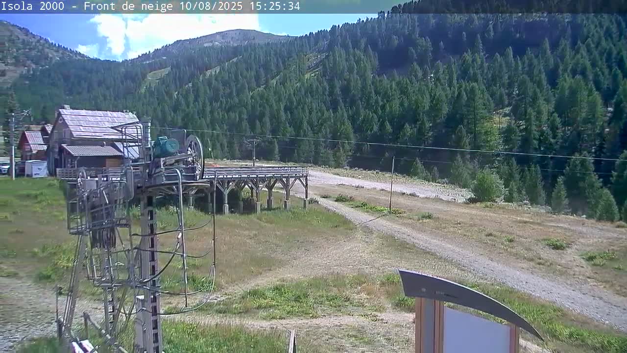 Isola, Isola 2000 Ski Village & Ski Slopes Live Cam - Nice, Alpes-Maritimes, Provence-Alpes-Côte d’Azur, France