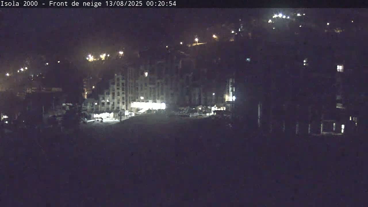 Isola, Isola 2000 Ski Village & Ski Slopes Live Cam - Nice, Alpes-Maritimes, Provence-Alpes-Côte d’Azur, France
