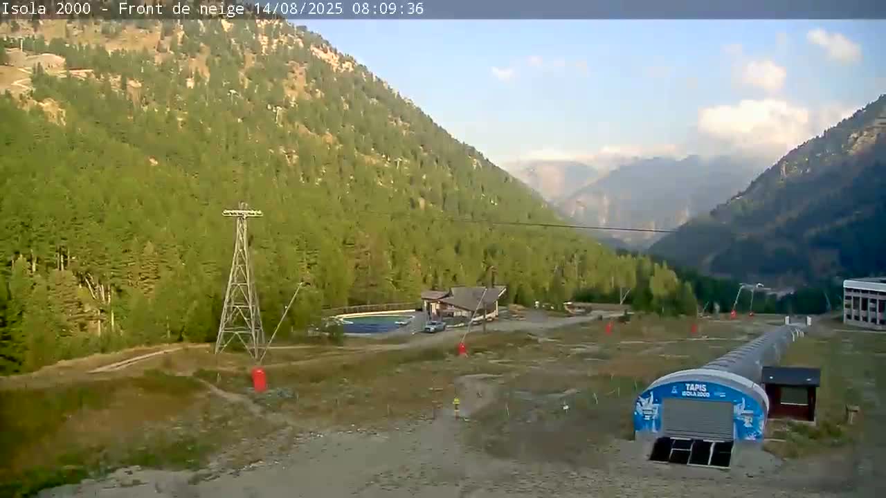 Isola, Isola 2000 Ski Village & Ski Slopes Live Cam - Nice, Alpes-Maritimes, Provence-Alpes-Côte d’Azur, France