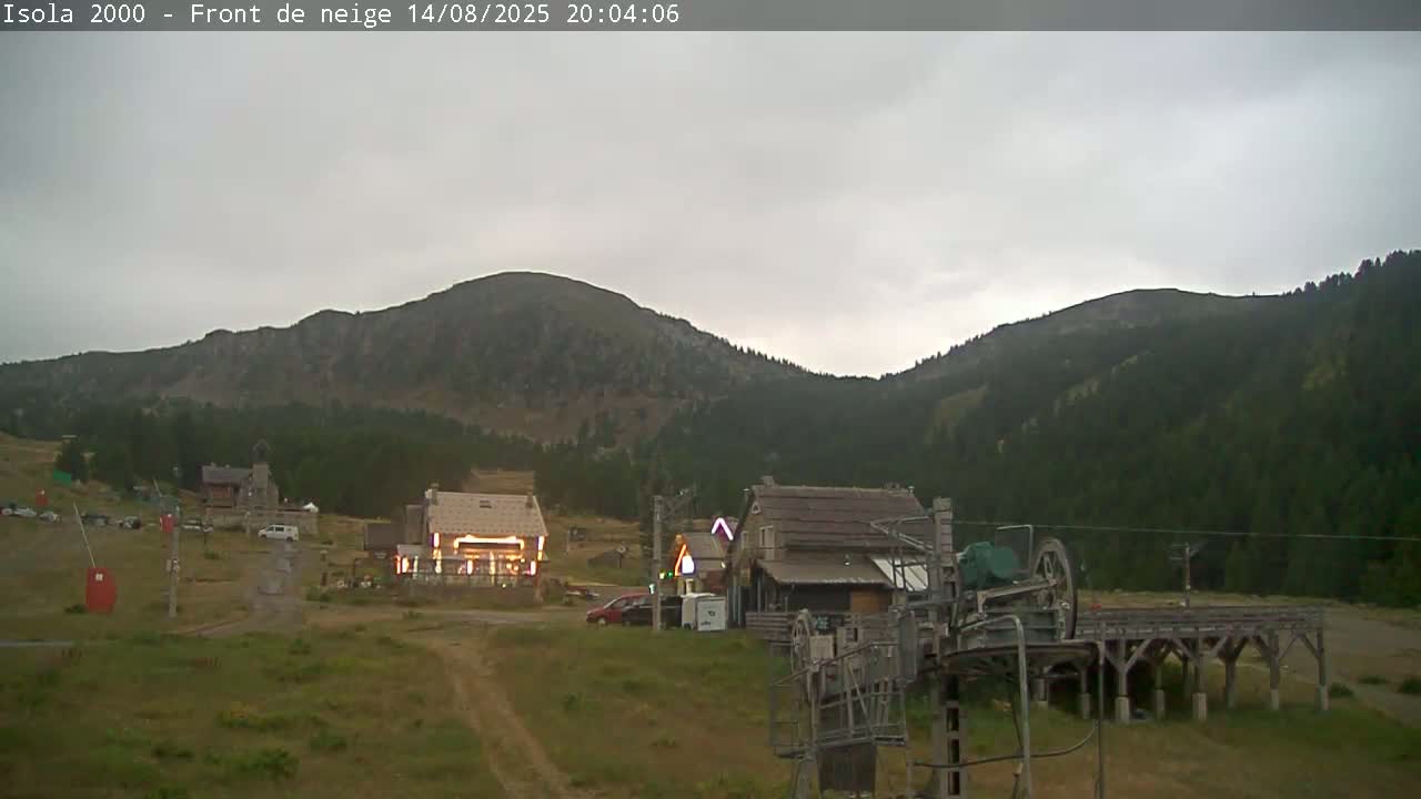 Isola, Isola 2000 Ski Village & Ski Slopes Live Cam - Nice, Alpes-Maritimes, Provence-Alpes-Côte d’Azur, France