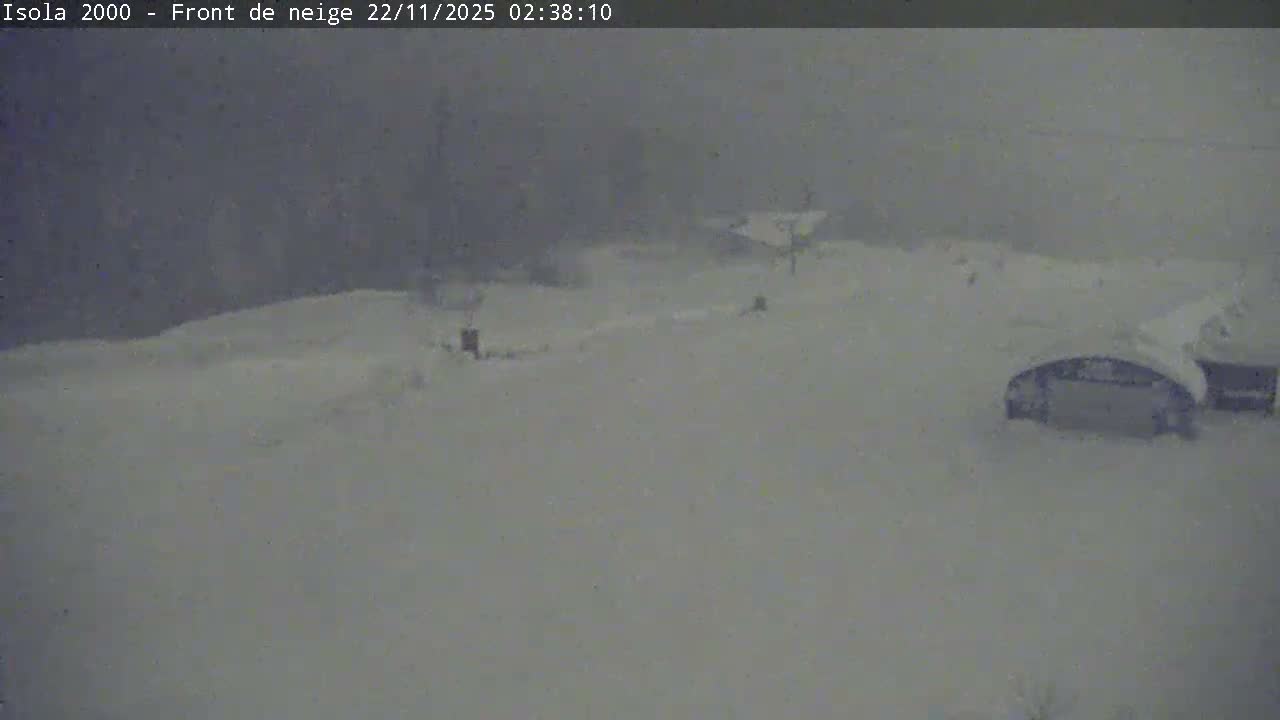 Isola, Isola 2000 Ski Village & Ski Slopes Live Cam - Nice, Alpes-Maritimes, Provence-Alpes-Côte d’Azur, France