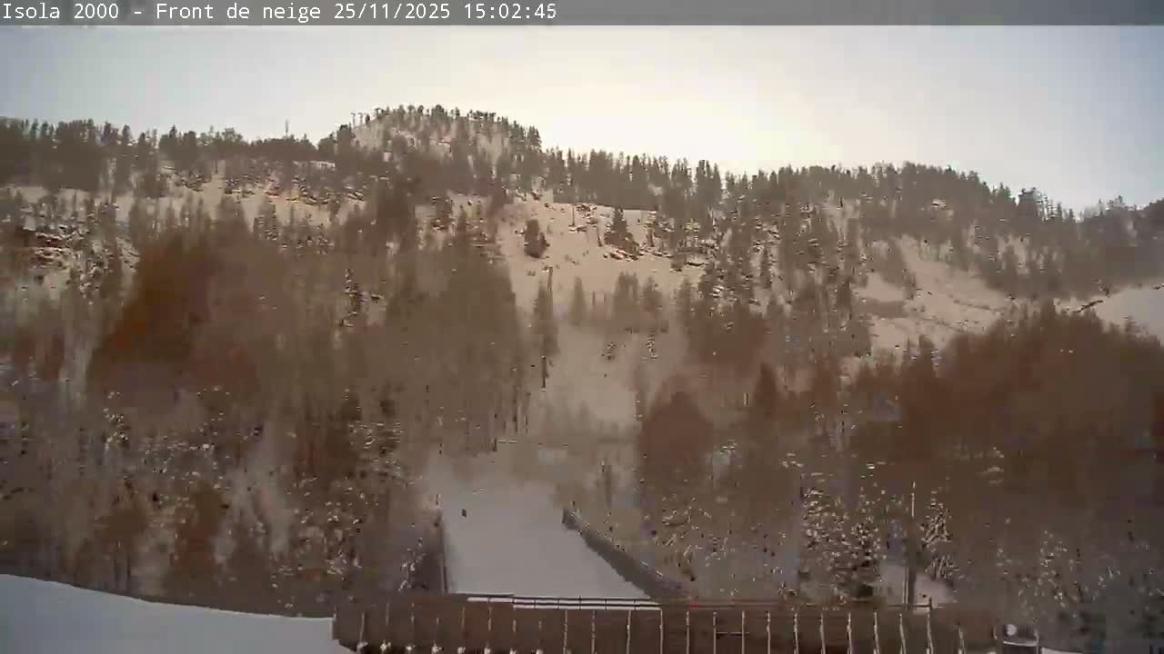 Isola, Isola 2000 Ski Village & Ski Slopes Live Cam - Nice, Alpes-Maritimes, Provence-Alpes-Côte d’Azur, France