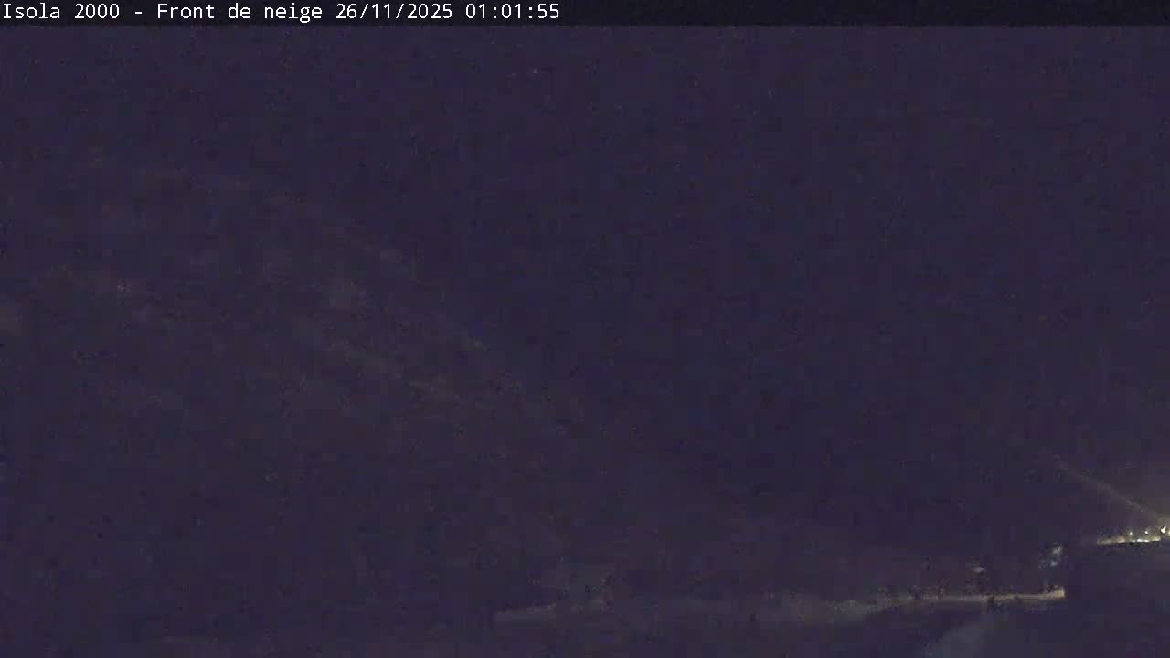 Isola, Isola 2000 Ski Village & Ski Slopes Live Cam - Nice, Alpes-Maritimes, Provence-Alpes-Côte d’Azur, France