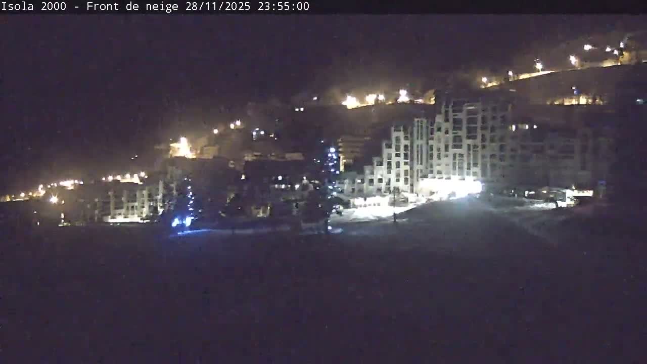 Isola, Isola 2000 Ski Village & Ski Slopes Live Cam - Nice, Alpes-Maritimes, Provence-Alpes-Côte d’Azur, France