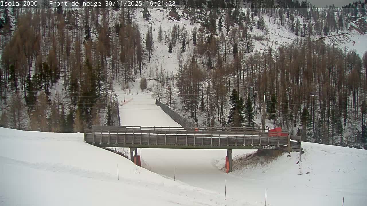Isola, Isola 2000 Ski Village & Ski Slopes Live Cam - Nice, Alpes-Maritimes, Provence-Alpes-Côte d’Azur, France