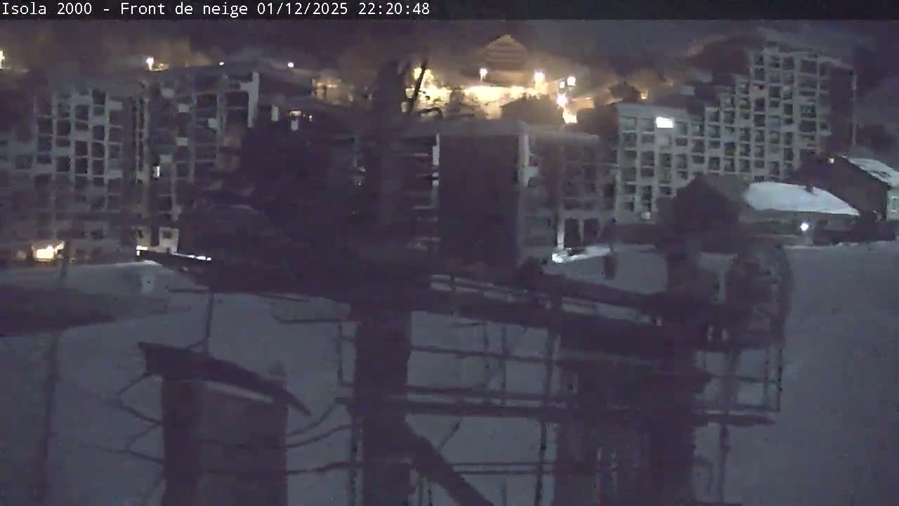 Isola, Isola 2000 Ski Village & Ski Slopes Live Cam - Nice, Alpes-Maritimes, Provence-Alpes-Côte d’Azur, France