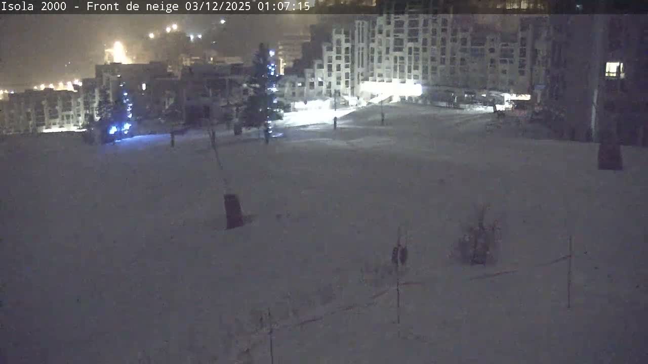 Isola, Isola 2000 Ski Village & Ski Slopes Live Cam - Nice, Alpes-Maritimes, Provence-Alpes-Côte d’Azur, France