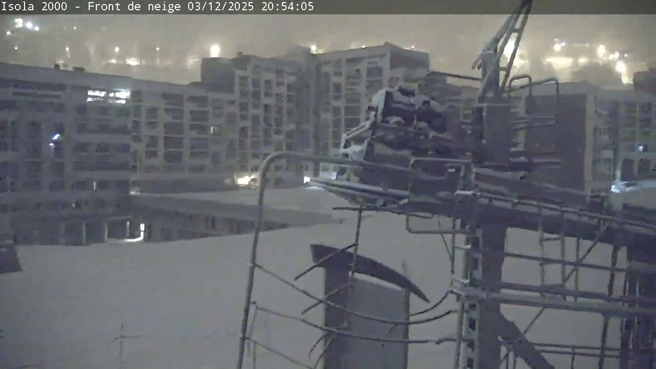 Isola, Isola 2000 Ski Village & Ski Slopes Live Cam - Nice, Alpes-Maritimes, Provence-Alpes-Côte d’Azur, France