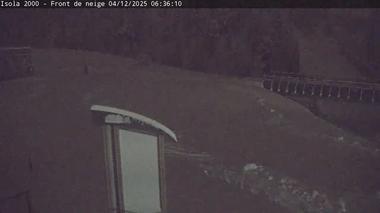 Isola, Isola 2000 Ski Village & Ski Slopes Live Cam - Nice, Alpes-Maritimes, Provence-Alpes-Côte d’Azur, France