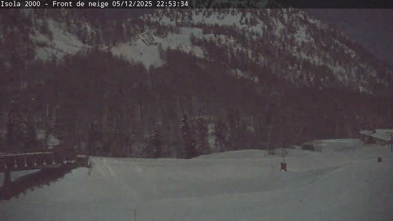 Isola, Isola 2000 Ski Village & Ski Slopes Live Cam - Nice, Alpes-Maritimes, Provence-Alpes-Côte d’Azur, France