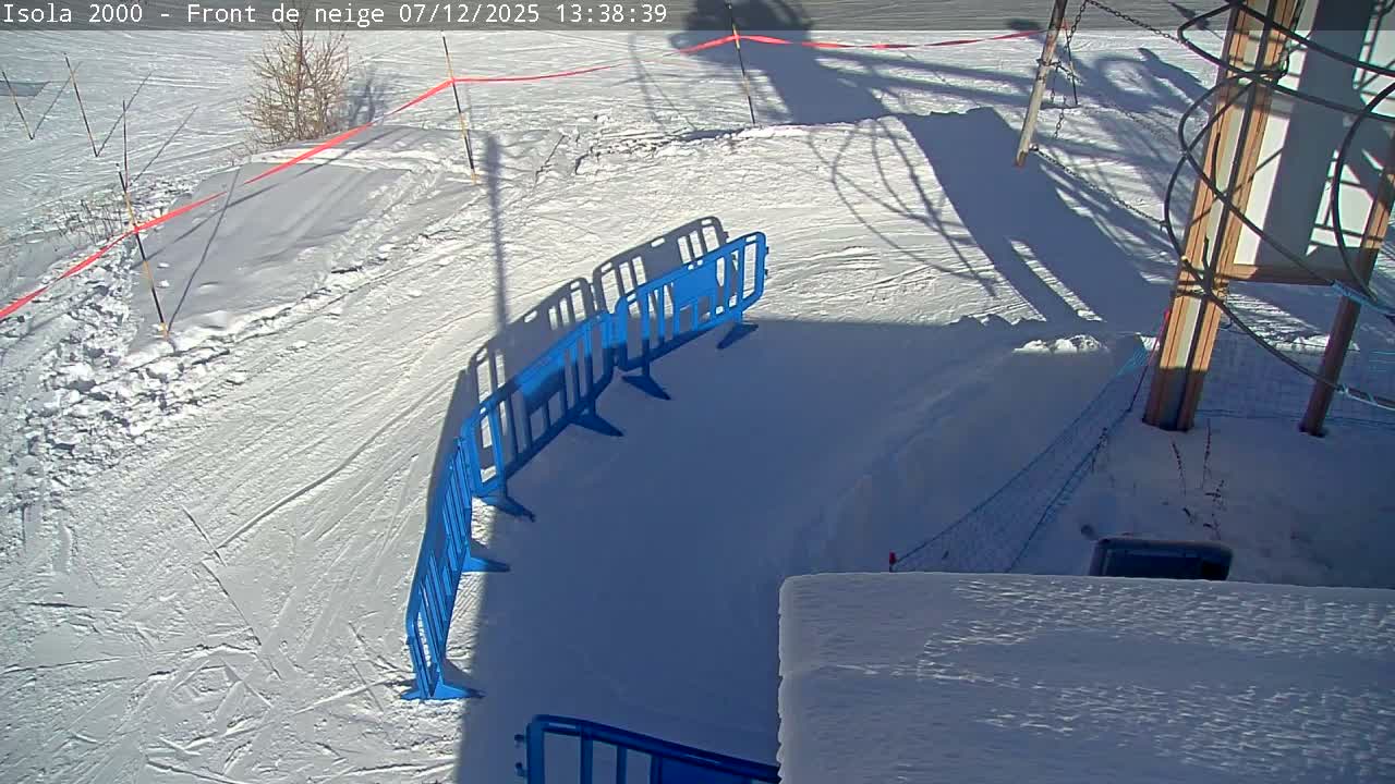 Isola, Isola 2000 Ski Village & Ski Slopes Live Cam - Nice, Alpes-Maritimes, Provence-Alpes-Côte d’Azur, France