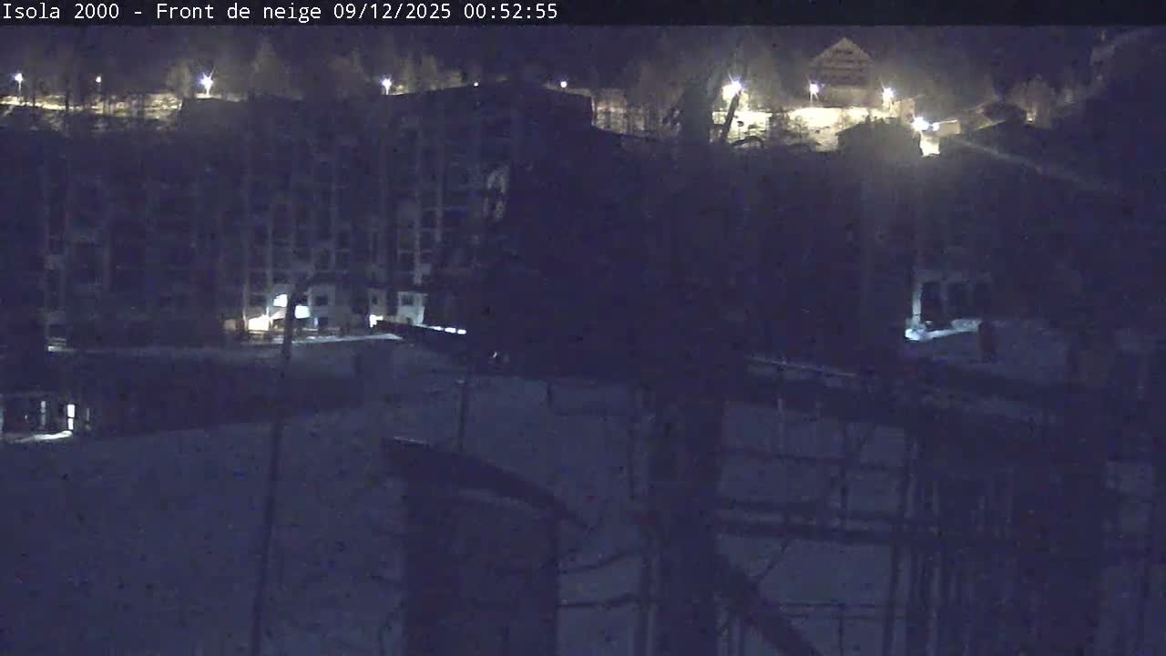 Isola, Isola 2000 Ski Village & Ski Slopes Live Cam - Nice, Alpes-Maritimes, Provence-Alpes-Côte d’Azur, France