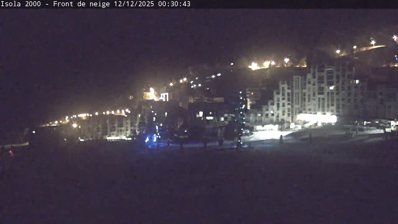 Isola, Isola 2000 Ski Village & Ski Slopes Live Cam - Nice, Alpes-Maritimes, Provence-Alpes-Côte d’Azur, France