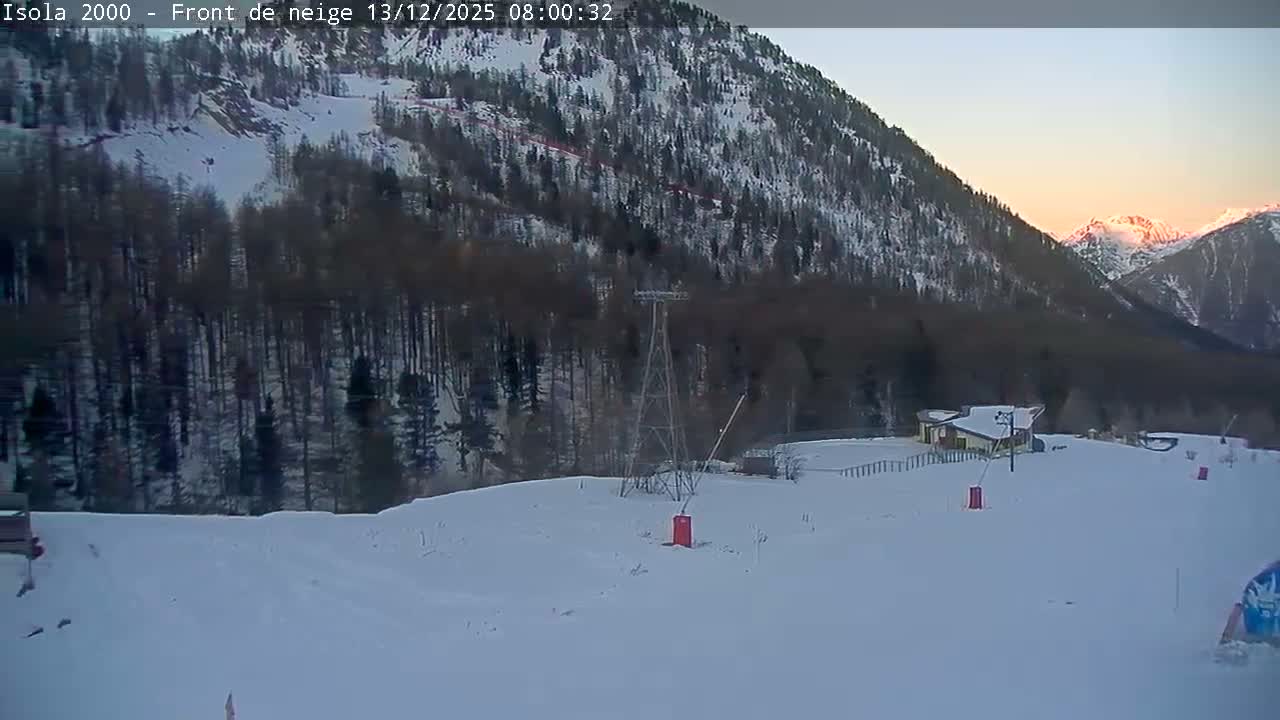 Isola, Isola 2000 Ski Village & Ski Slopes Live Cam - Nice, Alpes-Maritimes, Provence-Alpes-Côte d’Azur, France