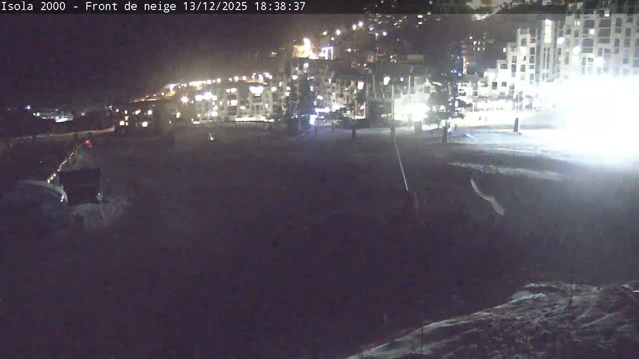 Isola, Isola 2000 Ski Village & Ski Slopes Live Cam - Nice, Alpes-Maritimes, Provence-Alpes-Côte d’Azur, France