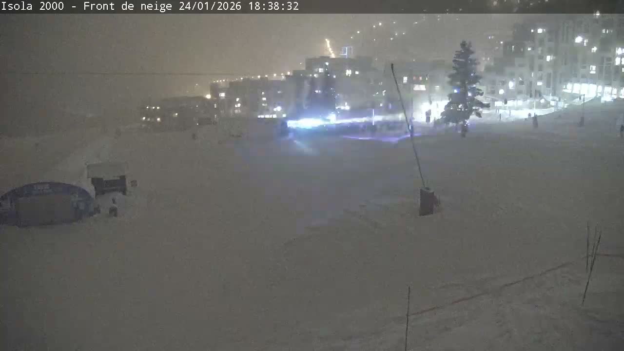 Isola, Isola 2000 Ski Village & Ski Slopes Live Cam - Nice, Alpes-Maritimes, Provence-Alpes-Côte d’Azur, France