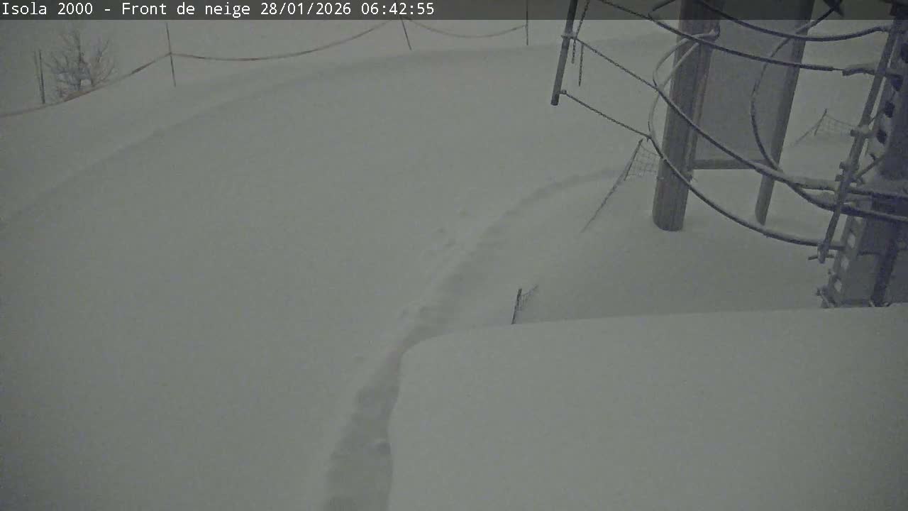 Isola, Isola 2000 Ski Village & Ski Slopes Live Cam - Nice, Alpes-Maritimes, Provence-Alpes-Côte d’Azur, France