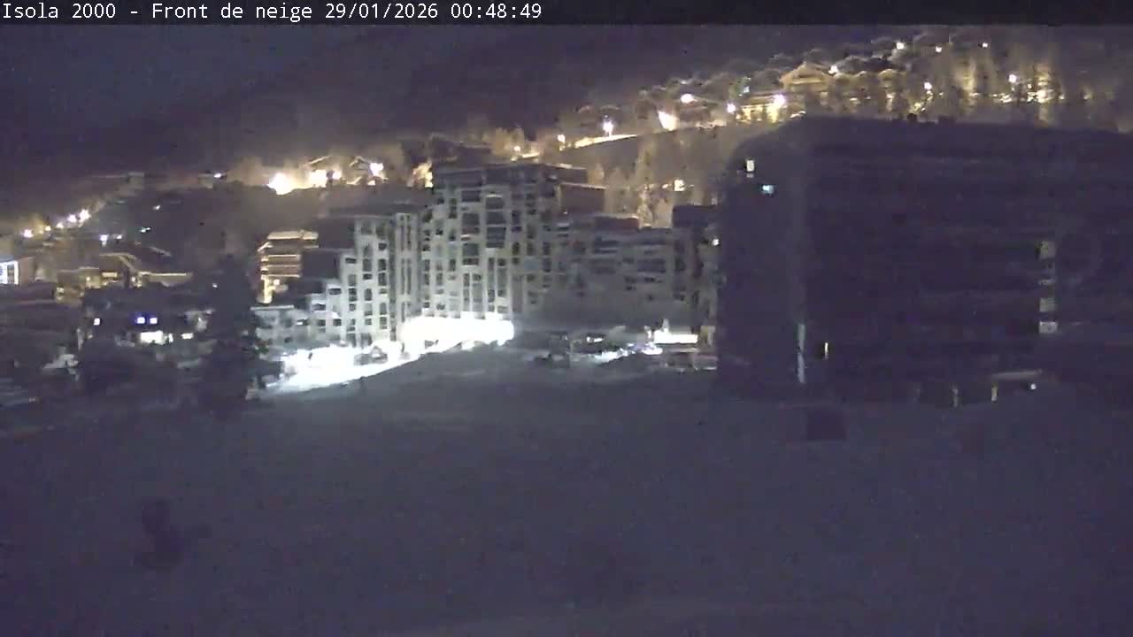 Isola, Isola 2000 Ski Village & Ski Slopes Live Cam - Nice, Alpes-Maritimes, Provence-Alpes-Côte d’Azur, France