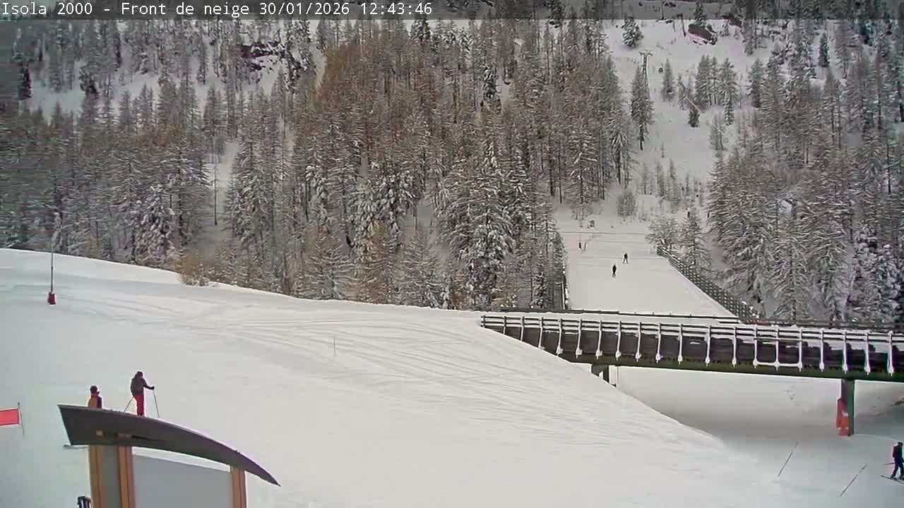 Isola, Isola 2000 Ski Village & Ski Slopes Live Cam - Nice, Alpes-Maritimes, Provence-Alpes-Côte d’Azur, France