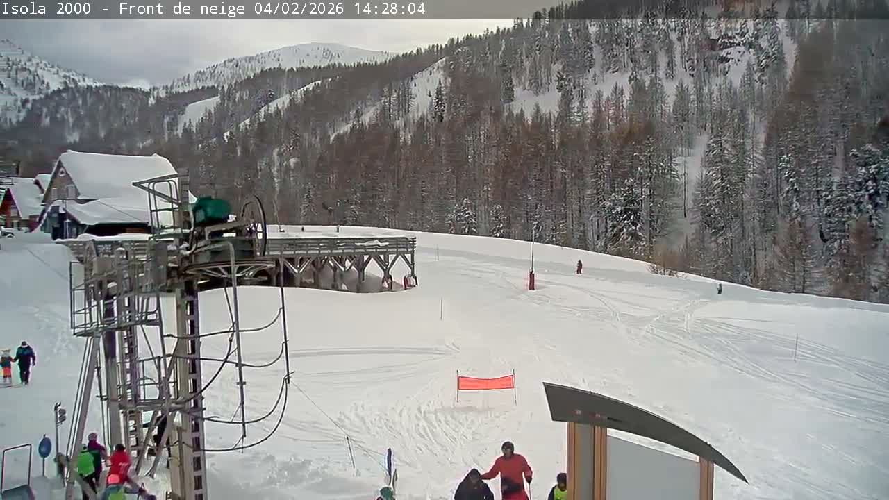 Isola, Isola 2000 Ski Village & Ski Slopes Live Cam - Nice, Alpes-Maritimes, Provence-Alpes-Côte d’Azur, France