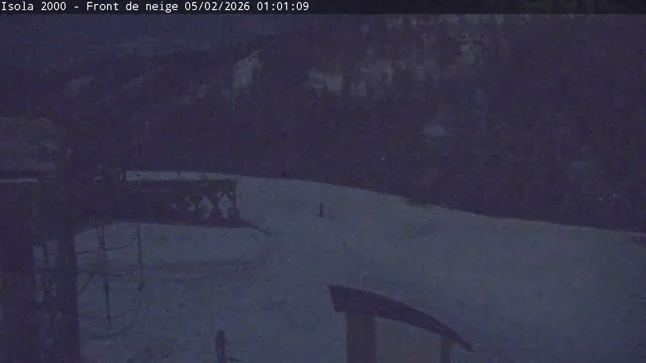 Isola, Isola 2000 Ski Village & Ski Slopes Live Cam - Nice, Alpes-Maritimes, Provence-Alpes-Côte d’Azur, France