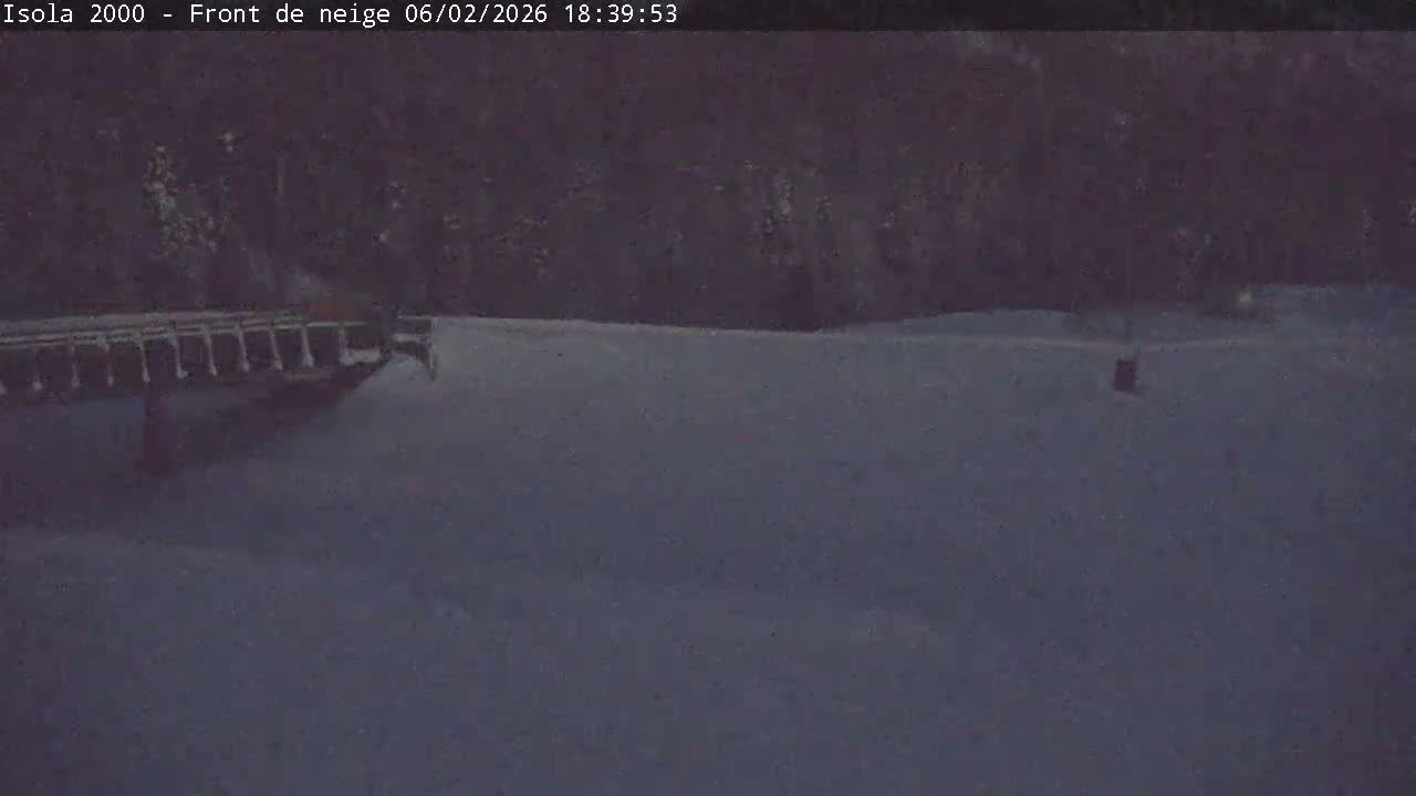 Isola, Isola 2000 Ski Village & Ski Slopes Live Cam - Nice, Alpes-Maritimes, Provence-Alpes-Côte d’Azur, France