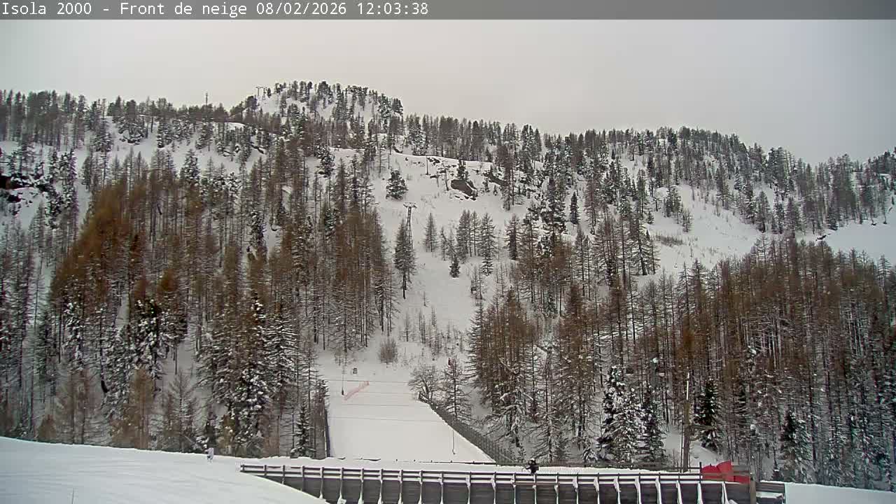 Isola, Isola 2000 Ski Village & Ski Slopes Live Cam - Nice, Alpes-Maritimes, Provence-Alpes-Côte d’Azur, France