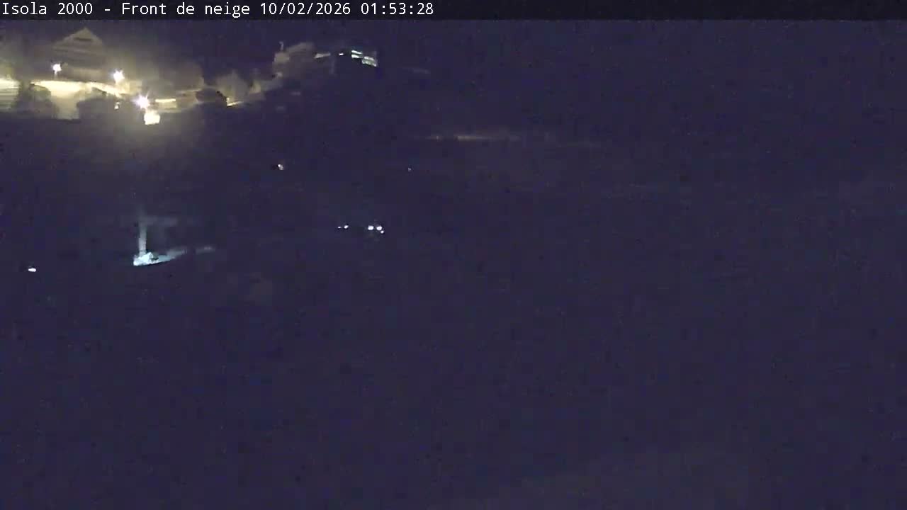 Isola, Isola 2000 Ski Village & Ski Slopes Live Cam - Nice, Alpes-Maritimes, Provence-Alpes-Côte d’Azur, France