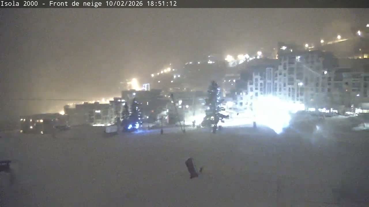 Isola, Isola 2000 Ski Village & Ski Slopes Live Cam - Nice, Alpes-Maritimes, Provence-Alpes-Côte d’Azur, France