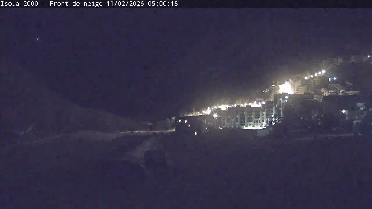 Isola, Isola 2000 Ski Village & Ski Slopes Live Cam - Nice, Alpes-Maritimes, Provence-Alpes-Côte d’Azur, France