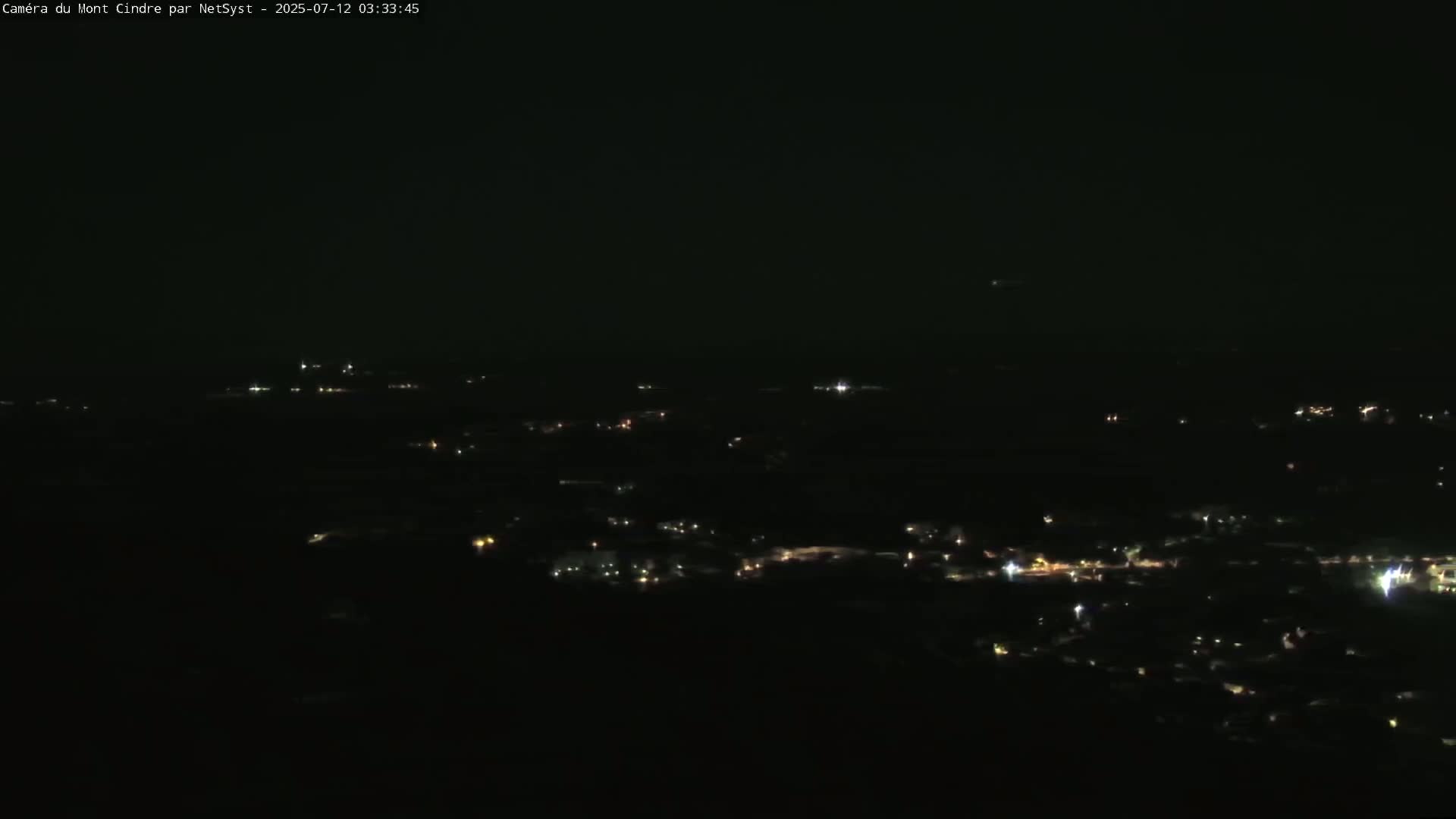 Lyon Skyline from Saint-Cyr-au-Mont-d'Or Mont Cindre Live Cam - Lyon, Métropole de Lyon, Auvergne-Rhône-Alpes, France