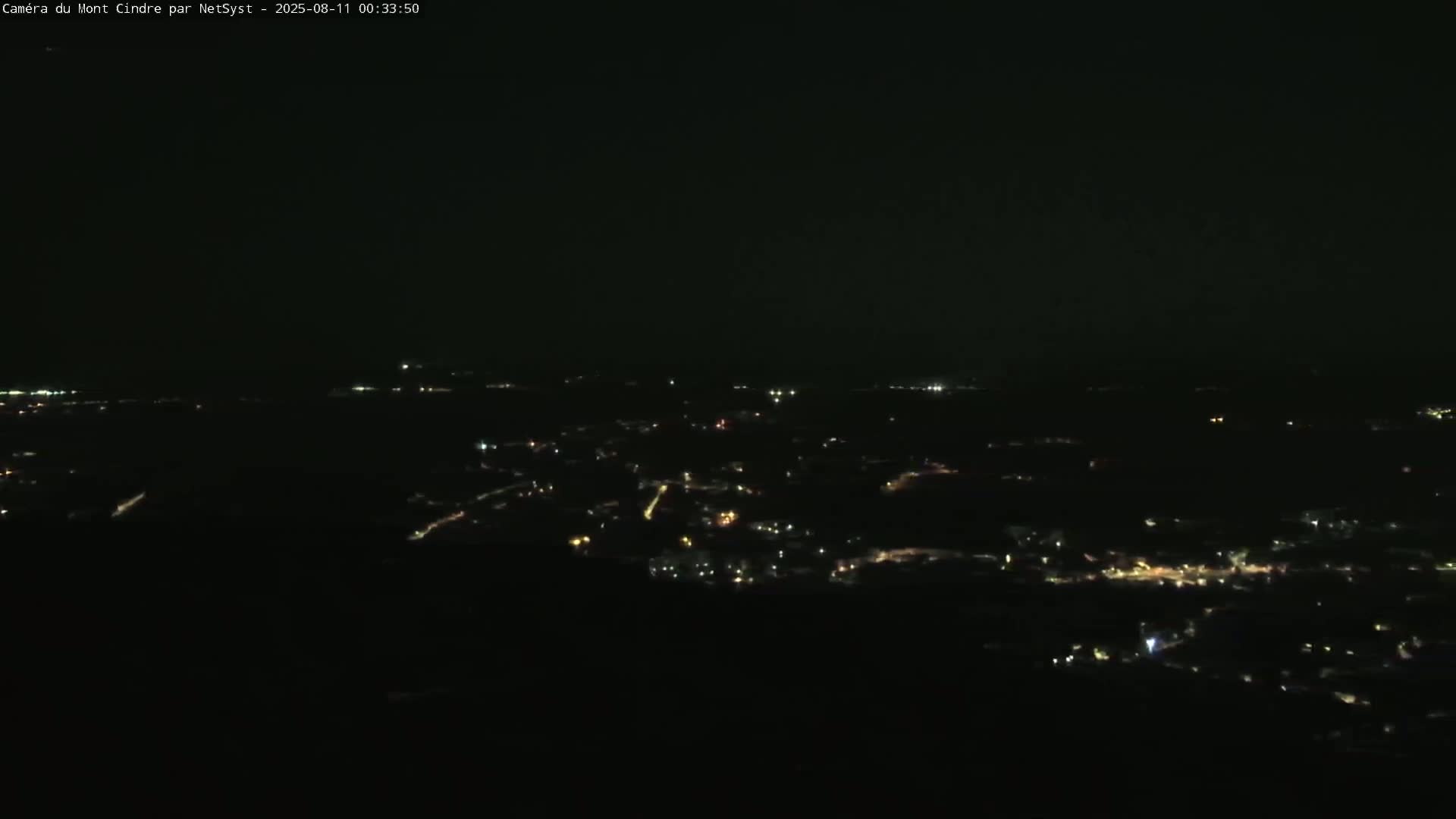 Lyon Skyline from Saint-Cyr-au-Mont-d'Or Mont Cindre Live Cam - Lyon, Métropole de Lyon, Auvergne-Rhône-Alpes, France