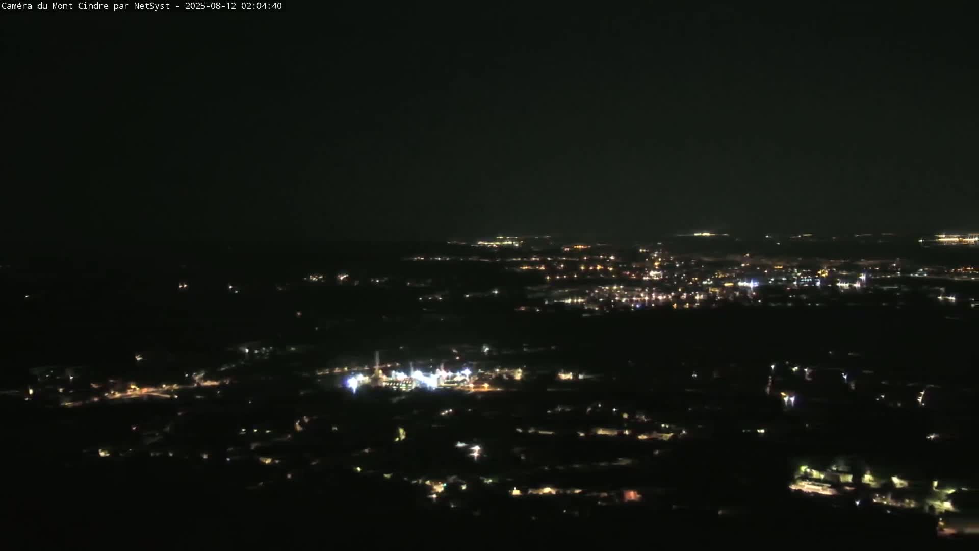 Lyon Skyline from Saint-Cyr-au-Mont-d'Or Mont Cindre Live Cam - Lyon, Métropole de Lyon, Auvergne-Rhône-Alpes, France