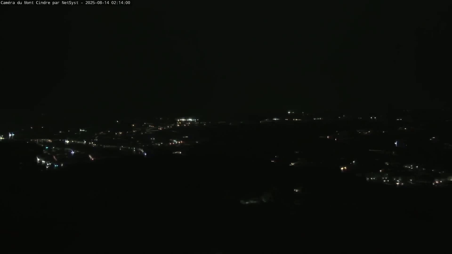 Lyon Skyline from Saint-Cyr-au-Mont-d'Or Mont Cindre Live Cam - Lyon, Métropole de Lyon, Auvergne-Rhône-Alpes, France