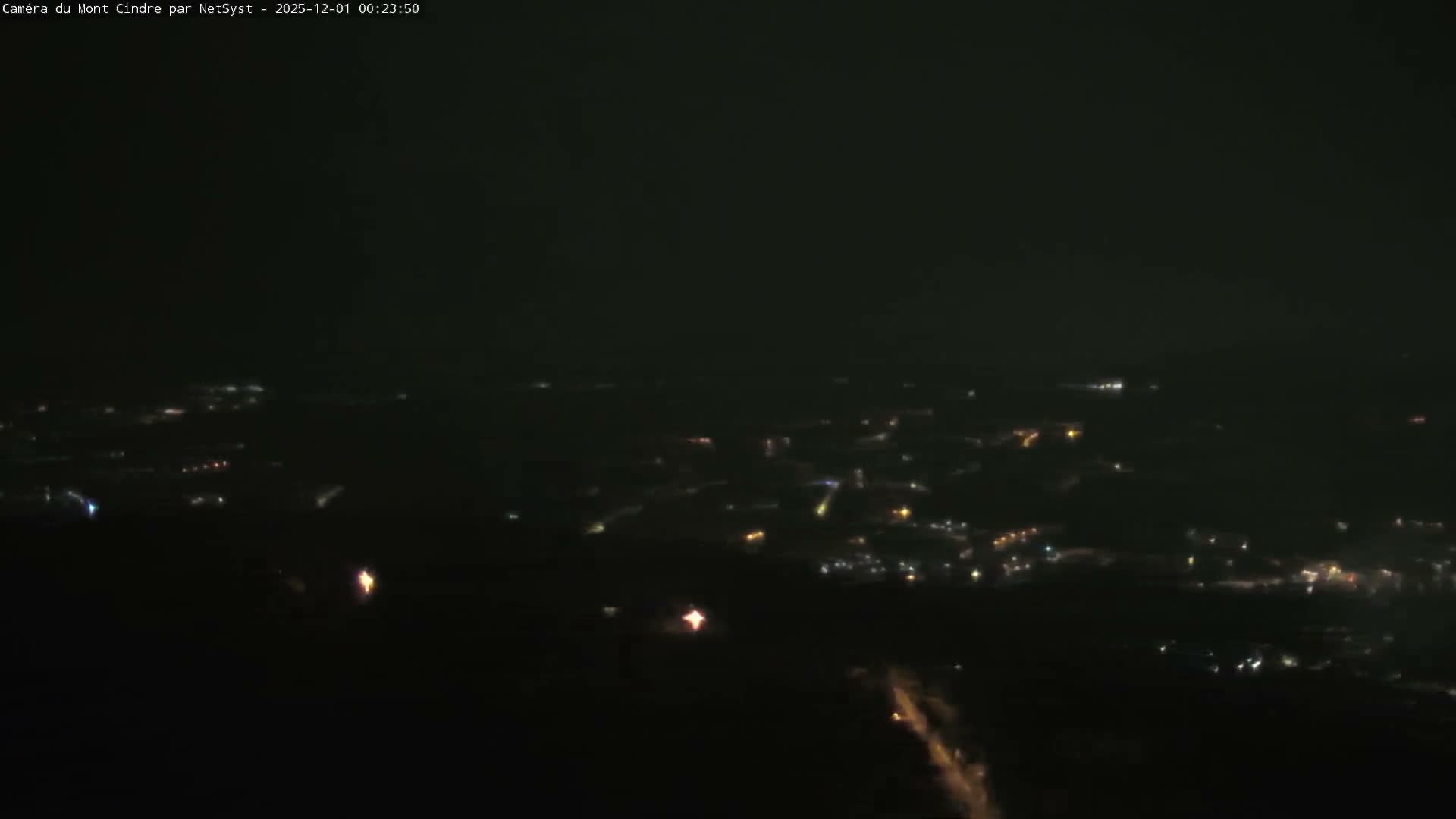 Lyon Skyline from Saint-Cyr-au-Mont-d'Or Mont Cindre Live Cam - Lyon, Métropole de Lyon, Auvergne-Rhône-Alpes, France