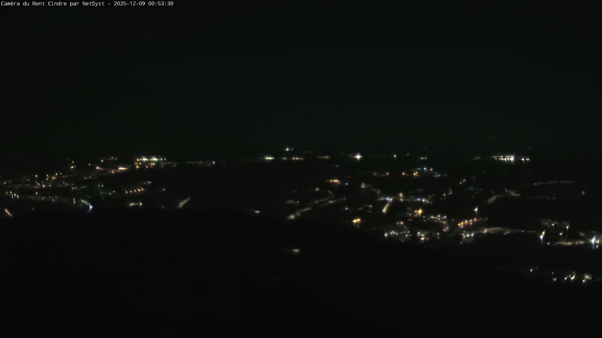 Lyon Skyline from Saint-Cyr-au-Mont-d'Or Mont Cindre Live Cam - Lyon, Métropole de Lyon, Auvergne-Rhône-Alpes, France