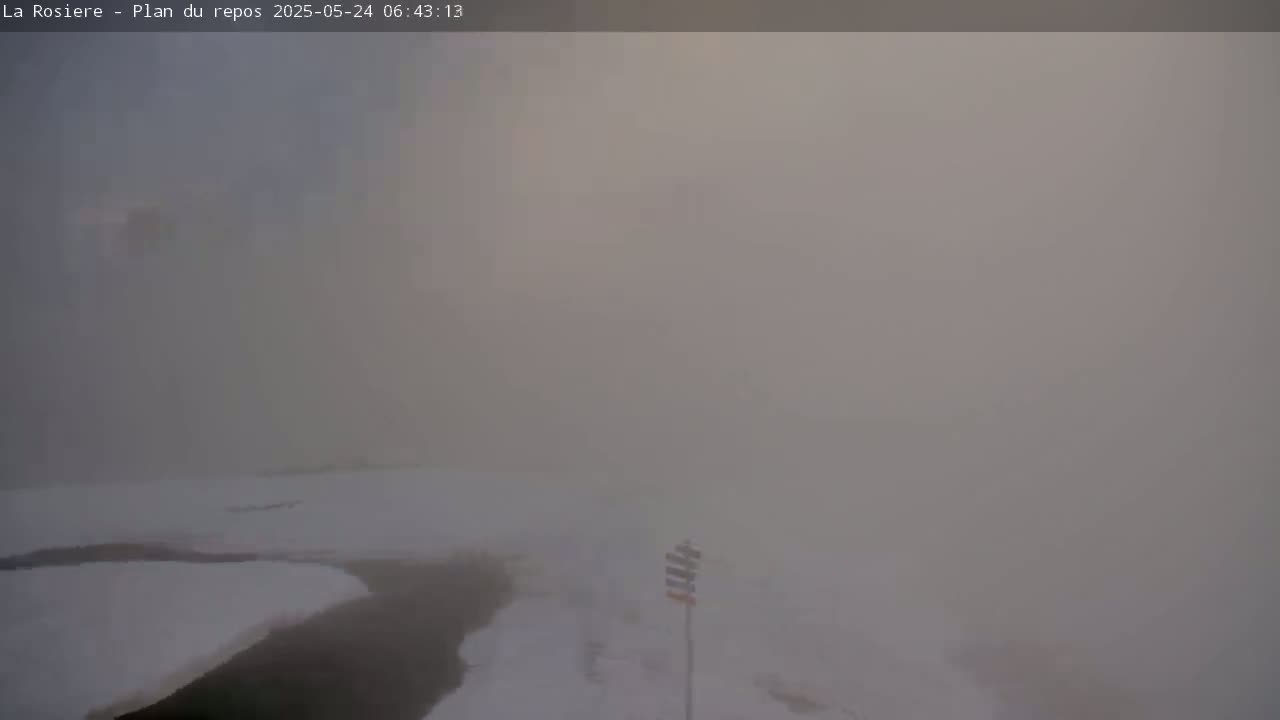 Montvalezan,  La Rosière Ski Area Charmlifts & Plan du Repos (Rest Plan) Live Cam - Albertville, Savoie, Auvergne-Rhône-Alpes, France